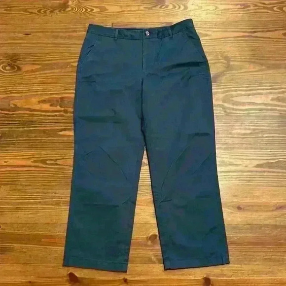 LL Bean, Favorite Fit Navy Chino Pant,size 10 - Picture 1 of 8